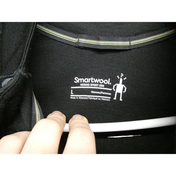 Smartwool Women's 1/2 Zip Jacket Merino Sport 250 Wind Wool Outwear Size L - Picture 2 of 8